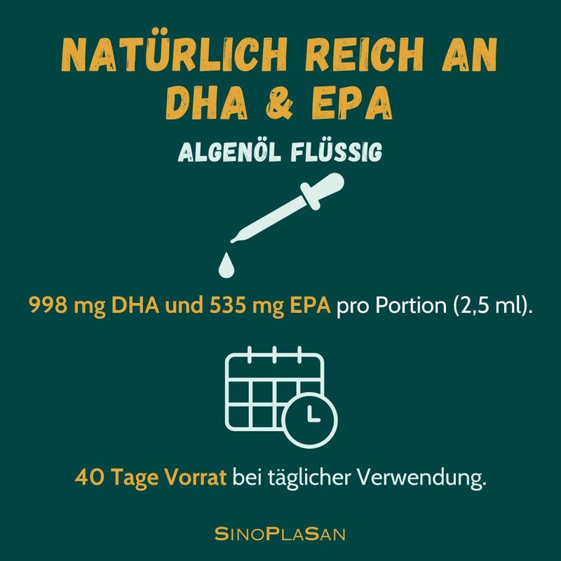 Premium Omega 3 Algae Oil | High Dose | Natural