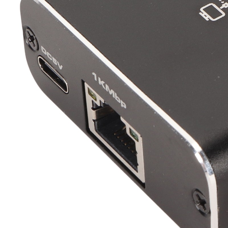 Ethernet Splitter RJ45 Network Port 1 to 2 Port Aluminum