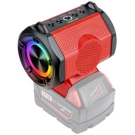 Taingwei Bluetooth Speaker for Milwaukee M18 18v Battery,30W Cordless Small Speaker for Jobsites, Home and Party (Battery not Included)