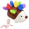 Fervalyna Motor Skills Toy from 18 Months, Hedgehog Montessori Toy, Gifts for Children Boys Girls from 2 3 Years, Plug-In Game Fine Motor Skills Educational Toy Trains Hand Eye Coordination