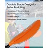 HIKULA Kayak Paddle Aluminum Shaft Paddle with Nylon Blades, Floating