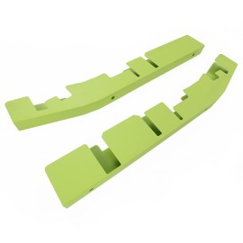 KUAFU Right & Left Center Frame Rail Rust Repair Kit Compatible with 2004-2008 Ford F150 Extended Cab 4WD Powder Coated Steel Green