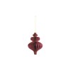 PartyDeco Christmas Tree Bauble Paper Honeycomb Icicle Burgundy Decorations for