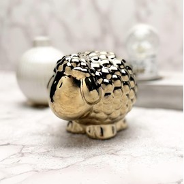 Sheepworld Piggy Bank Sheep 3D Sheep, Gold, Without You Is Everything Doof, Height 15 cm, Birthday Gift, Christmas, 48081