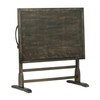 Vintage Wood Drawing/Drafting Table 42"W, Adj Tilting Top, Black, x