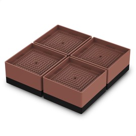 DEWEL Washing Machine Folding Stand, Anti-Vibration Rubber, Anti-Slip Pad, Stackable Height Adjustment, Washing Machine Stand, Refrigerator, Home Appliances, Furniture, Sofa, Kotatsu Bottom, Elevated