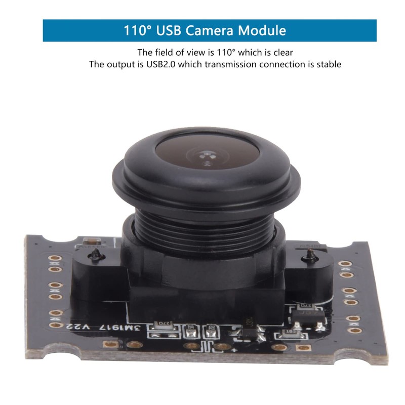 USB Camera Module PCB Mini Camera Board 110 Degree Wide