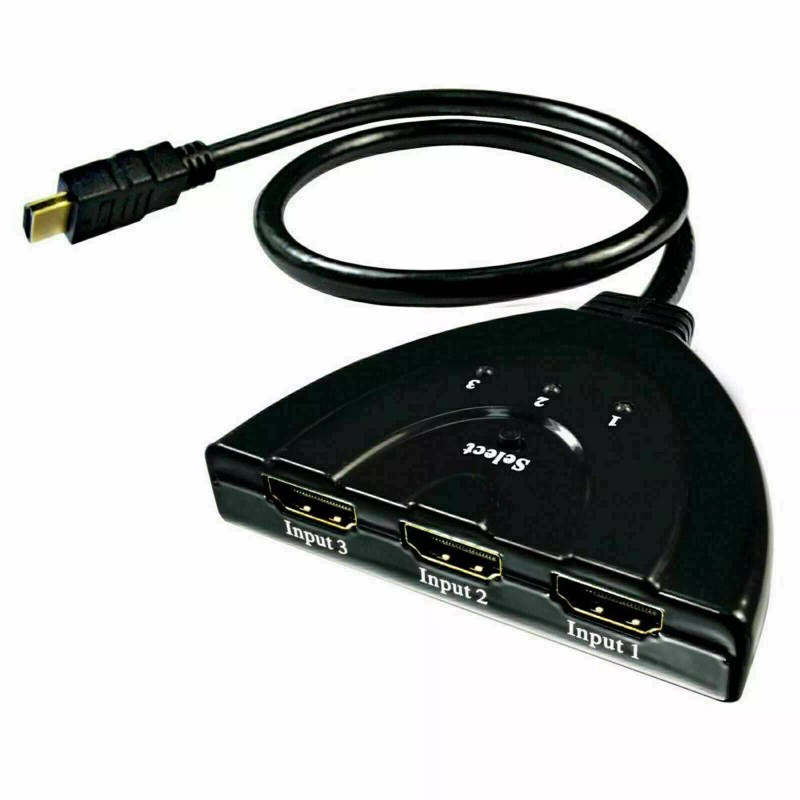 Ultra 2K 4K 3in 1out HDMI Switch Hub Splitter TV