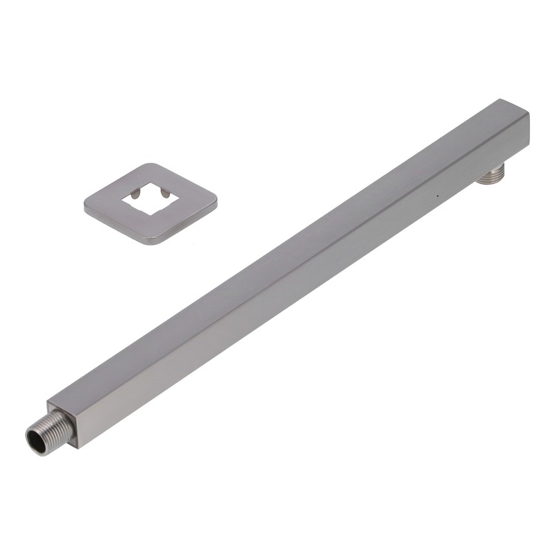 NPT1/2 Wall Mounted Shower Arm Brushed Concealed Stainless Steel Shower