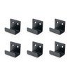 Geesatis 6 Pcs Wall Tile Display Hooks Brackets Picture Frame