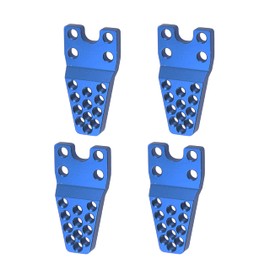 4Pcs ShareGoo Metal RC Car Shock Absorber Mount Adjust Height Angle Stand Suspension Lift Kit Compatible with Traxxas TRX-4 Axial SCX10 SCX10-II 90046 D90 D110 1/10 RC Crawler Car (Blue)