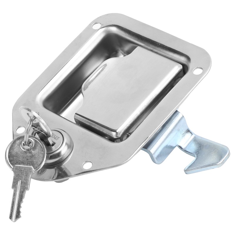 Car Door Lock T Shape Stainless Steel with 2 Keys
