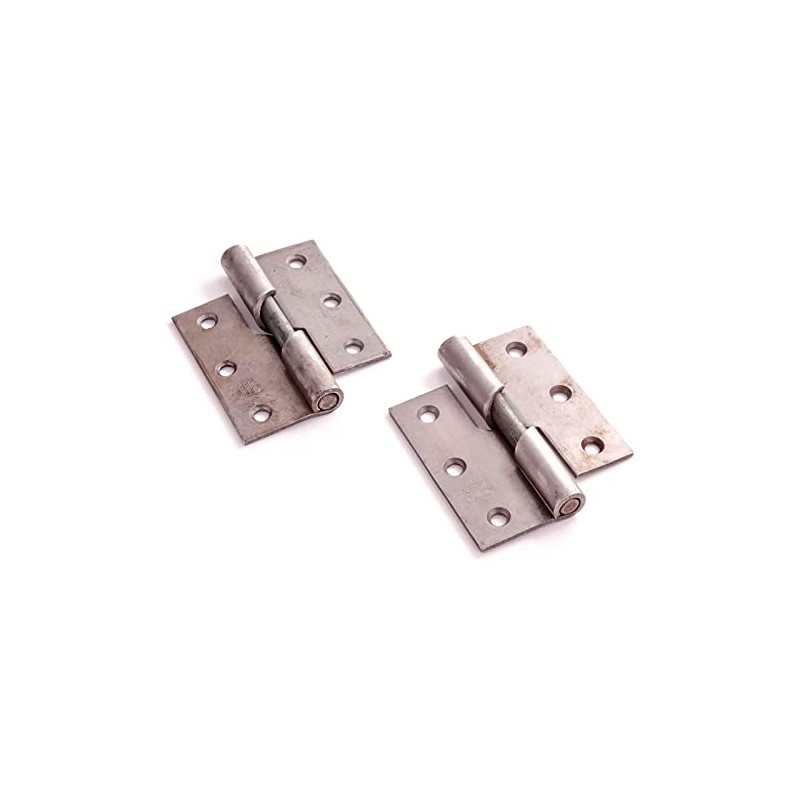 Metal Steel 75mm/3-Inch Rising Butt Door Hinges Left Handed, Modern