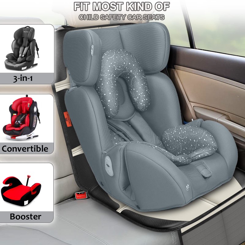 XHYANG Car Seat Protector,2 Pack Car Seat Protectors Baby Carseat