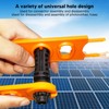 KooingTech Solar Tool, Solar Wrench, 1 Pair Orange PV Plug