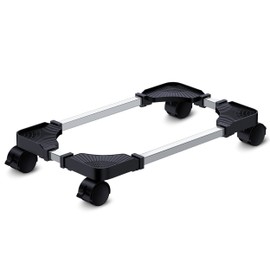 LABOBOLE Computer Tower Stand - Adjustable PC Stand for Most Desktop Towers - Elevate and Organize Your Desktop - Mobile CPU PC Holder Cart Riser Printer