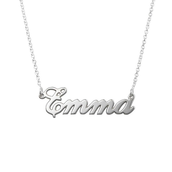 MyNameNecklace Emma Name Necklaces - Personalized Name Jewelry in Sterling