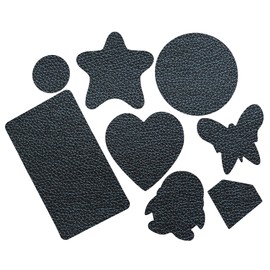 8 PCS Self-Adhesive Leather Repair Patch Couch Patch, Waterproof, Wear-Resistant Tape Sticker for Sofa,Bag,Furniture,Car Seats (Black)