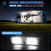 MICTUNING 5 Inch RV Exterior LED Porch Utility Light, 12V