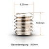 Walimex 1/4 inch to 3/8 inch thread adapter (set of
