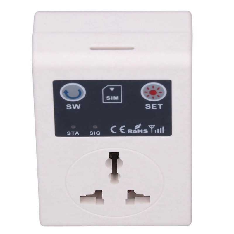 10A Smart Outlet Plug Wireless Power Socket Mobile GSM Phone