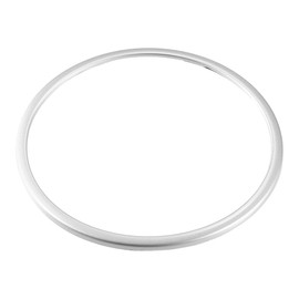 ACROPIX Front Car Interior Accessories Steering Wheel Cover Trim Fit for Mazda 3 - Pack of 1 Silver Tone