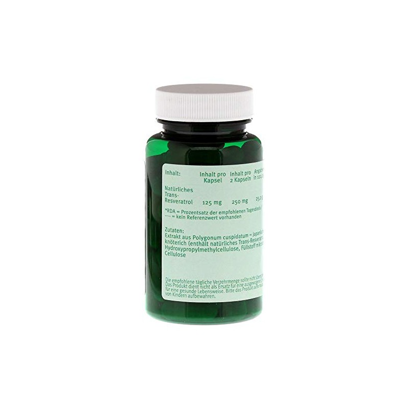 Resveratrol 125 Capsules Pack of 60