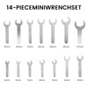 Biqing 14PCS Open End Wrench Set, 2mm Thin Wrench, Spanner