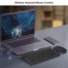 Wireless Keyboard Mouse Combos 10 Meters Transmission Intelligent Sleep Ergonomic