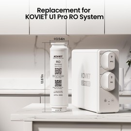KOVIET U1 Pro 800-RO Filter, Replacement For U1 Pro Reverse Osmosis System, 3-Year Lifetime, Reduces PFAS
