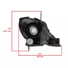 Caltric Left HeadLight Assembly Fits Yamaha Raptor 700R YFM700R 2006