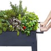 FOYUEE Raised Planter Box with Legs Outdoor Elevated Garden Bed