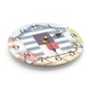 Carousel Home 20cm Beach Hut Silent Wall Clock | Non