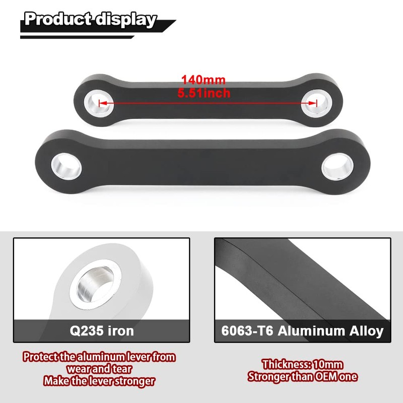 Xitomer 2'' Rear Lowering Links Kit Fit for 2023 2022