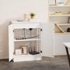 veonly WiFi Router Storage Box - Multimedia Concealment Cabinet with