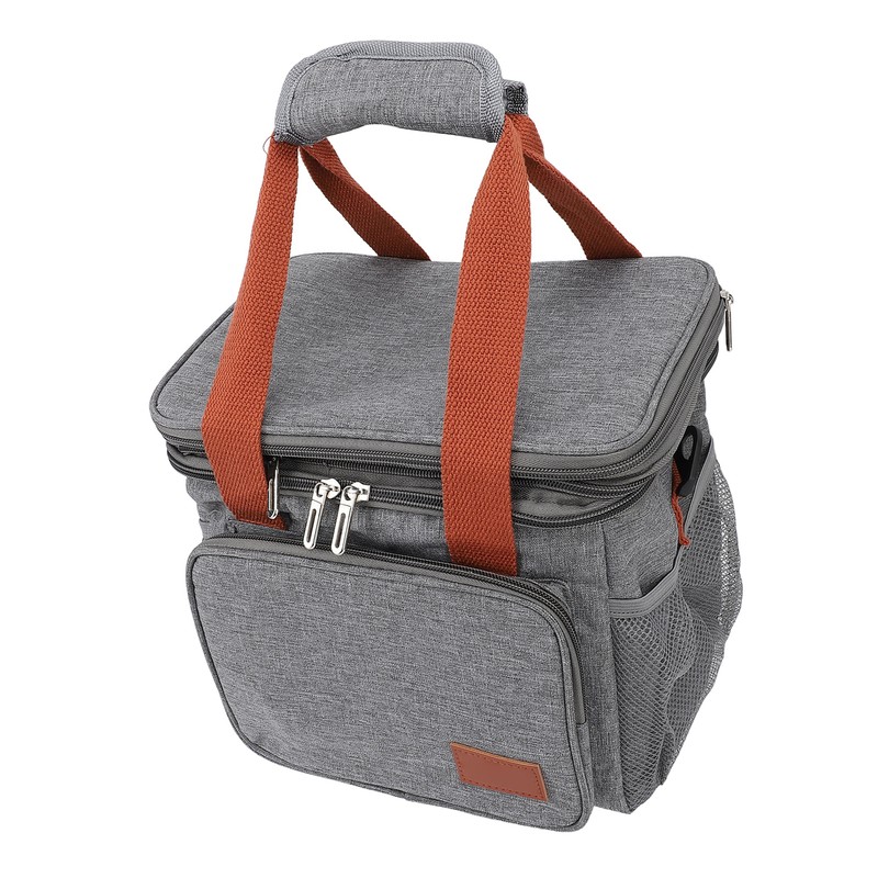 Insulated Lunch Bag 2 Layer Leakproof 14L Large Capacity Handheld
