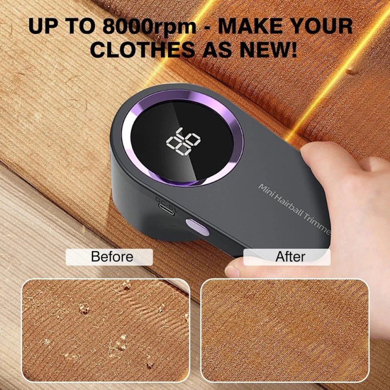 Rechargeable Electric Clothes Lint Pill Fluff Remover Fabric Sweater Fuzz