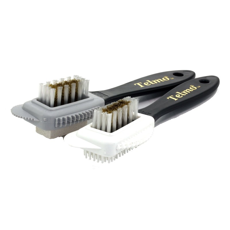 TelMo Suede Brush Nubuck Brush Suede Brush with Abrasive R