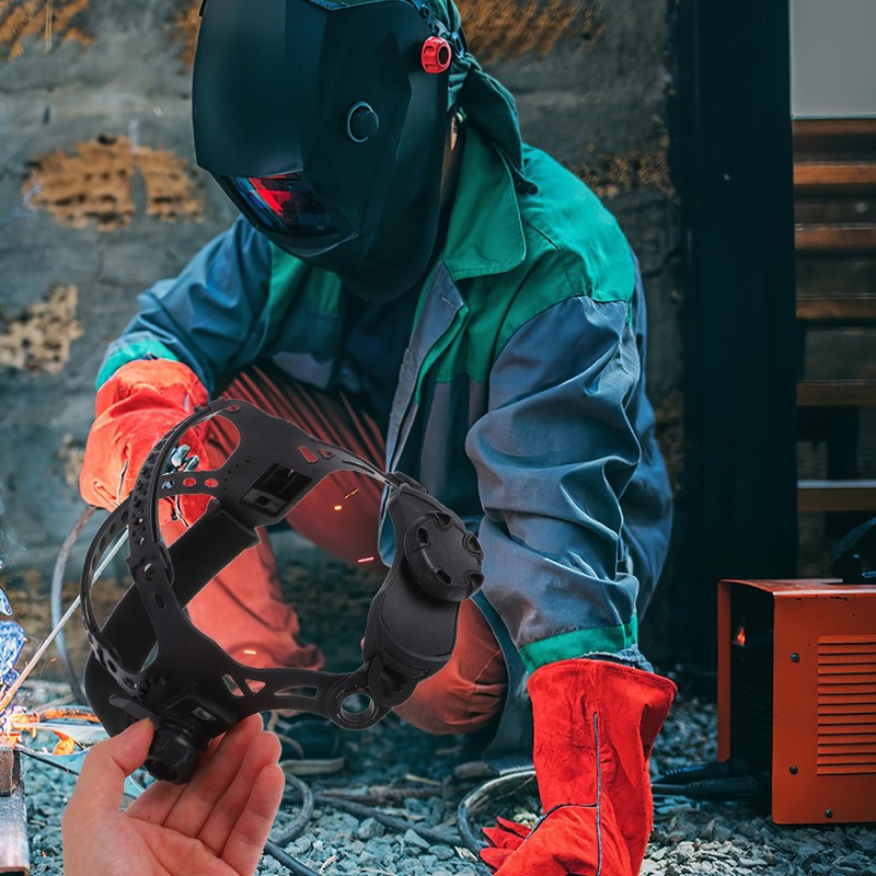 Mobestech Versatile Welding Hood Headgear Auto Darkening Es Adjustable Band