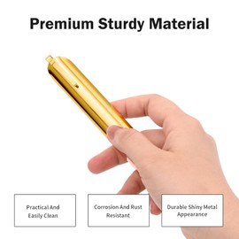 Crumbers for Servers, Restaurant Crumb Sweepers, Crumb Cleaner Curved, Table Debris Crumb Scraper Serveware, Stainless Steel Table Crumber Tool for Waiters, Waitresses and Servers (10 PACK, Gold)