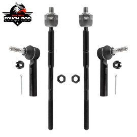 Unbranded For 2009-2018 Dodge Journey 4x Front Inner and Outer Tie Rod Ends