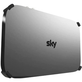 Sky Q Box Wall Mount Bracket (LATEST 2TB MODEL) - Made In UK by Q-View (Plastic) - PLEASE SEE DETAILS BELOW FOR COMPATIBILITY
