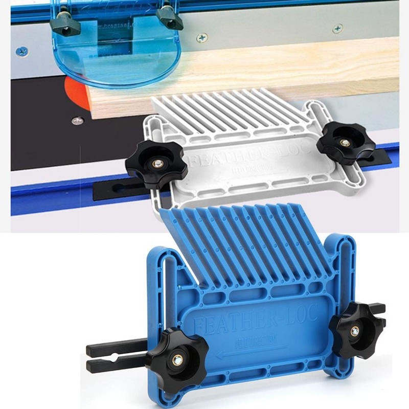 Featherboard, Extended Adjustable Woodworking Feather Board, for Table Saw Woodworking(Square