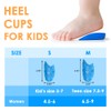BIGGCOOL Heel Cups for Kids, Lightweight Heel Inserts for Shock