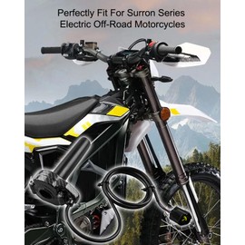 Throttle Handle Imitation Carbon Fiber Throttle Grips Fit for Surron Electrice Dirt Bike Sur-Ron/Surron/Light Bee/Sur Ron S/Surron X / X160 / X260, Quick Twister with Throttle Cable Throttle Kit