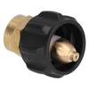 Refill Adapter 1/4in Tank Cylinder Coupler Gas Propane Regulator Valve