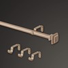 MODE Farmhouse Collection 1 1/8" Diameter Curtain Rod Set with