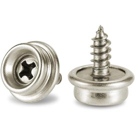20PCS 3/8-Inch Stud Snap with Stainless Steel Screw,Furniture Canvas Fabric Fastener Screw Snaps (3/8 Inch)