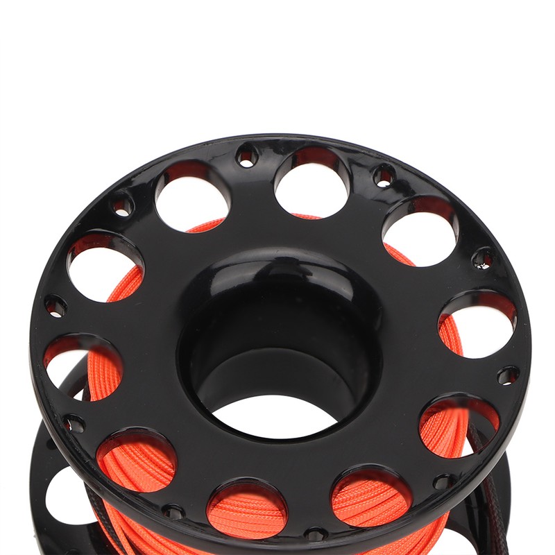30m 4 Colors Durable Plastic Scuba Diving Finger Spool Reel