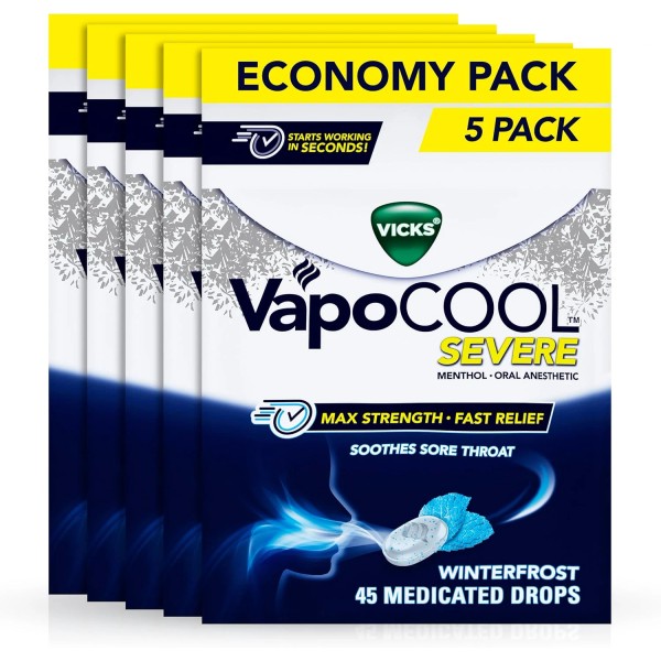 Does not apply Vapocool Severe Sore Throat Drops, Max Strength